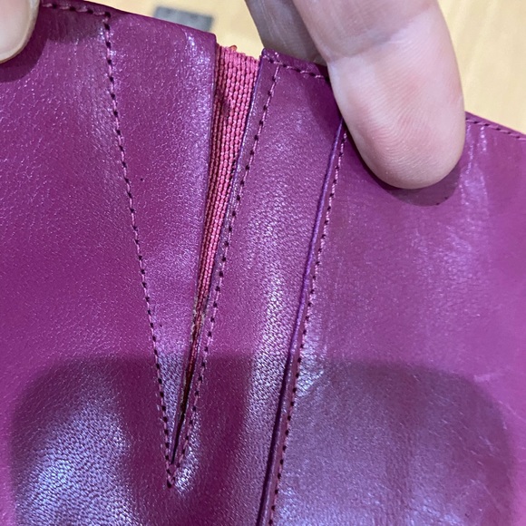 Aldo Leather purple boots size 39/8 - Picture 9 of 13